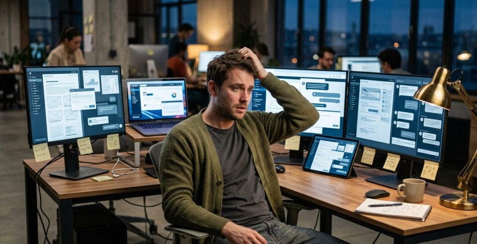 AI Onboarding — overwhelmed new hire bez struktury